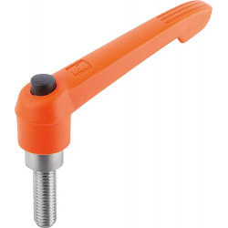 CLAMPING LEVER WITH PUSH...