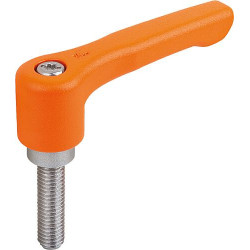 CLAMPING LEVER FLAT SIZE:2...