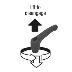 CLAMPING LEVER SIZE:1,...
